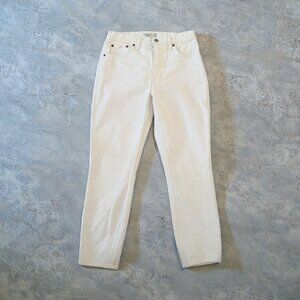 ABERCROMBIE & FITCH White Skinny High Rise Jeans Size 27 / US 4 Short